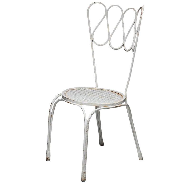 1940s Metal Chair by Gio Ponti for Casa e Giardino