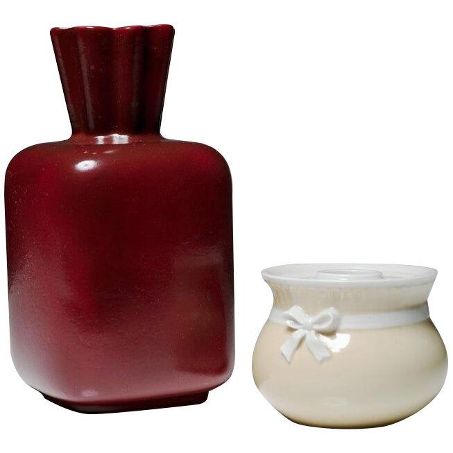 Set of Two Ceramics by Giovanni Gariboldi for Ginori
