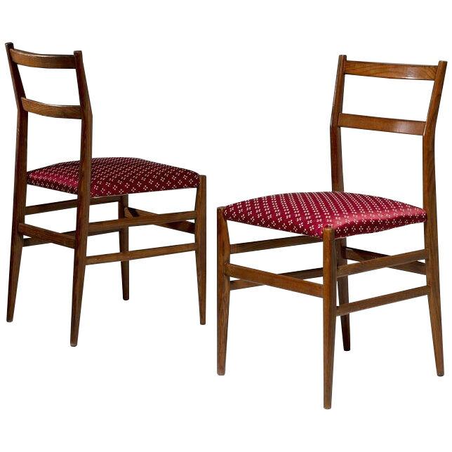 Pair of Leggera Chairs by Gio Ponti for Cassina
