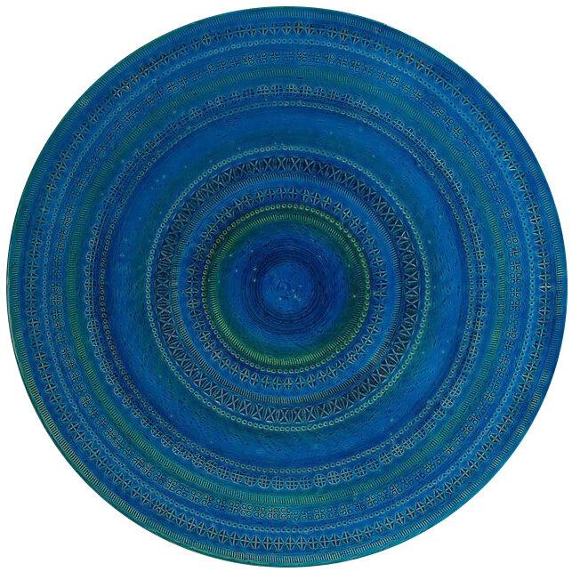 Large Round Rimini Blu Bitossi Plate