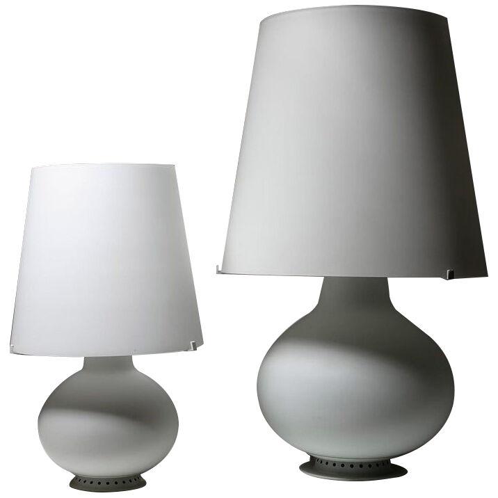 Pair of Max Ingrand Table Lamps by Fontana Arte