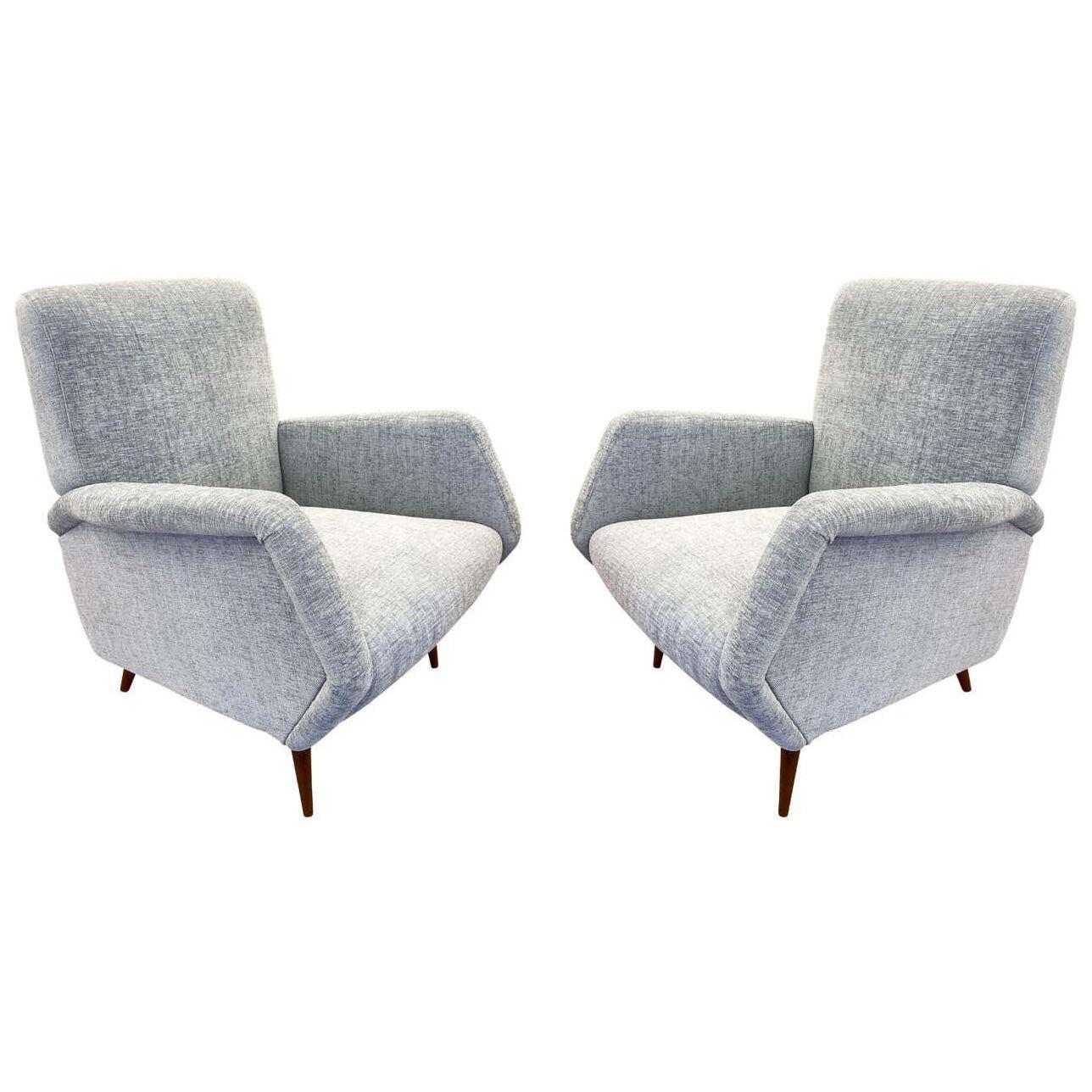 Gio Ponti Armchairs, Model 803, for Cassina