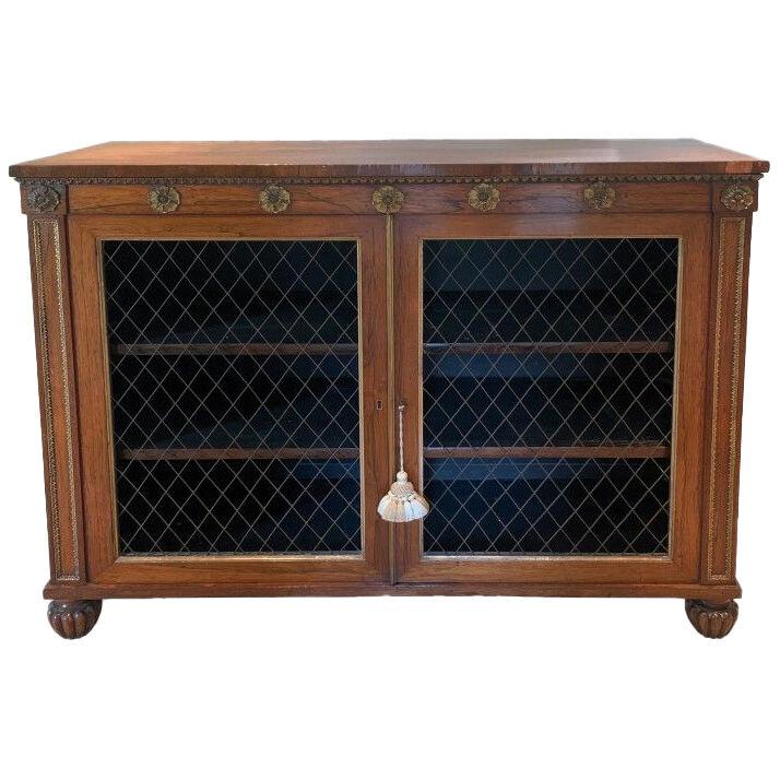 An early 19th Century Regency period rosewood Chiffonier