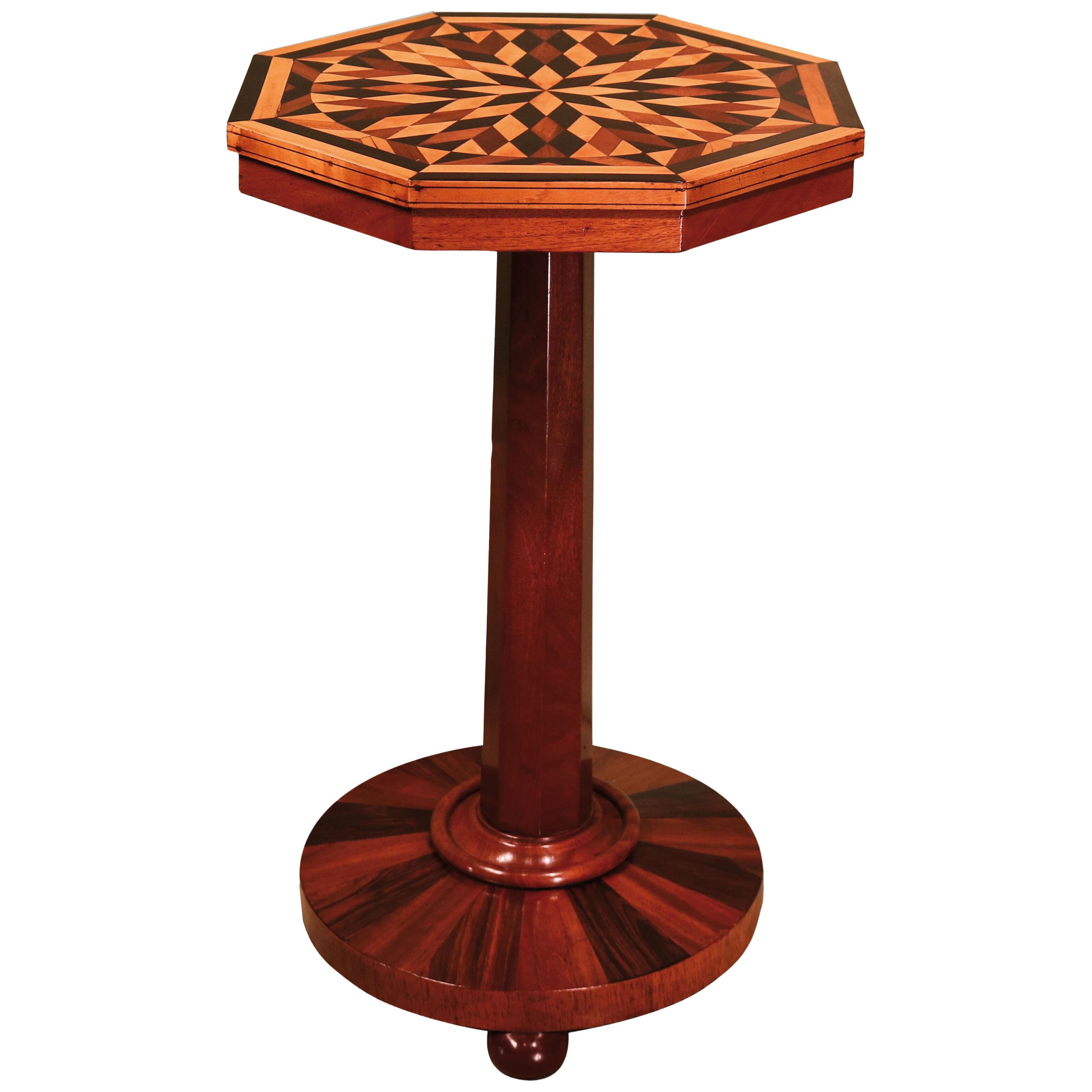 19th century inlaid top occasional Table