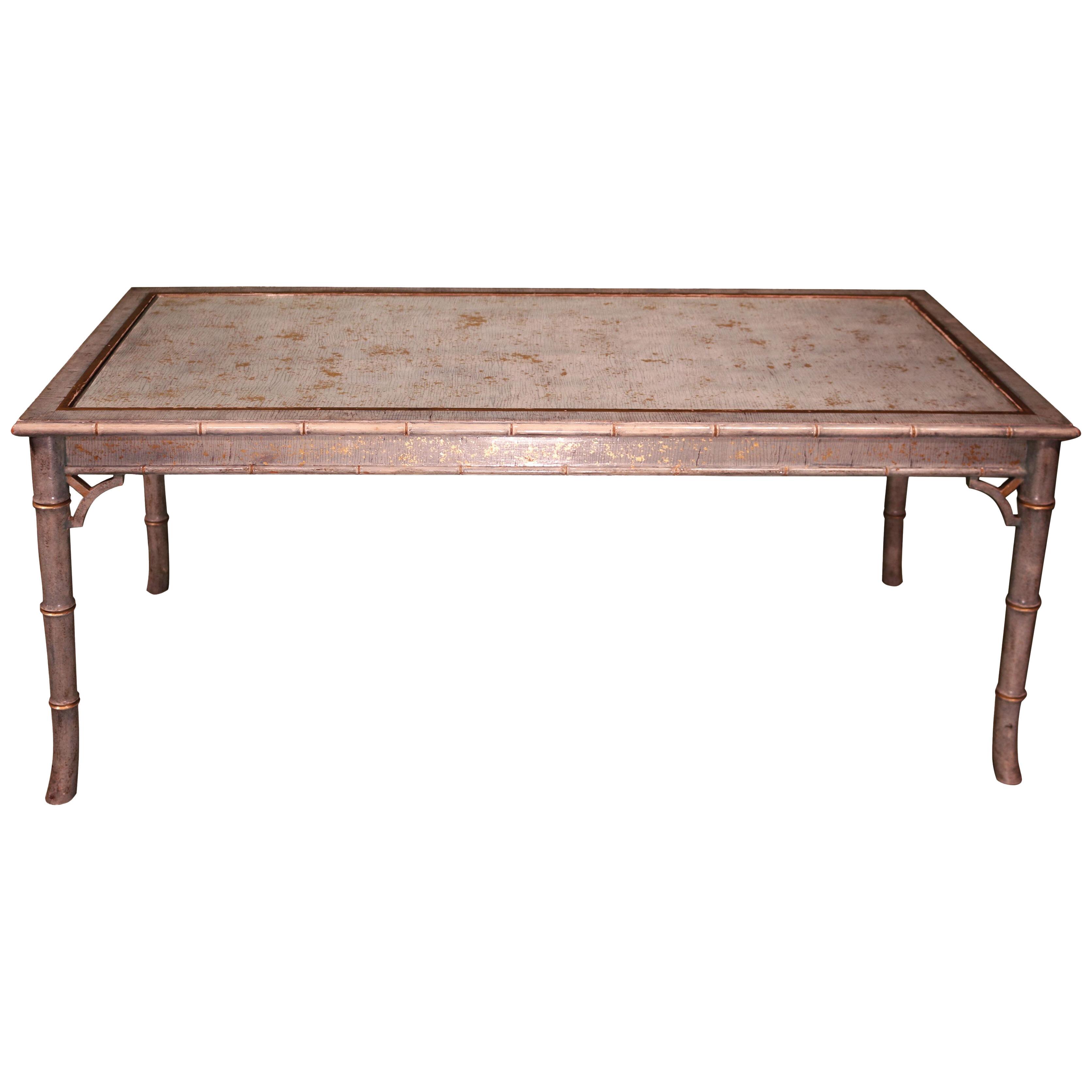 A 20th century rectangular coffee table by Mallet of Bond Street