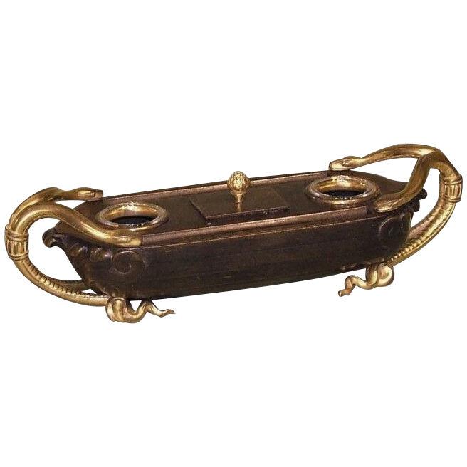 19th Century French Bronze and Ormolu Pentray