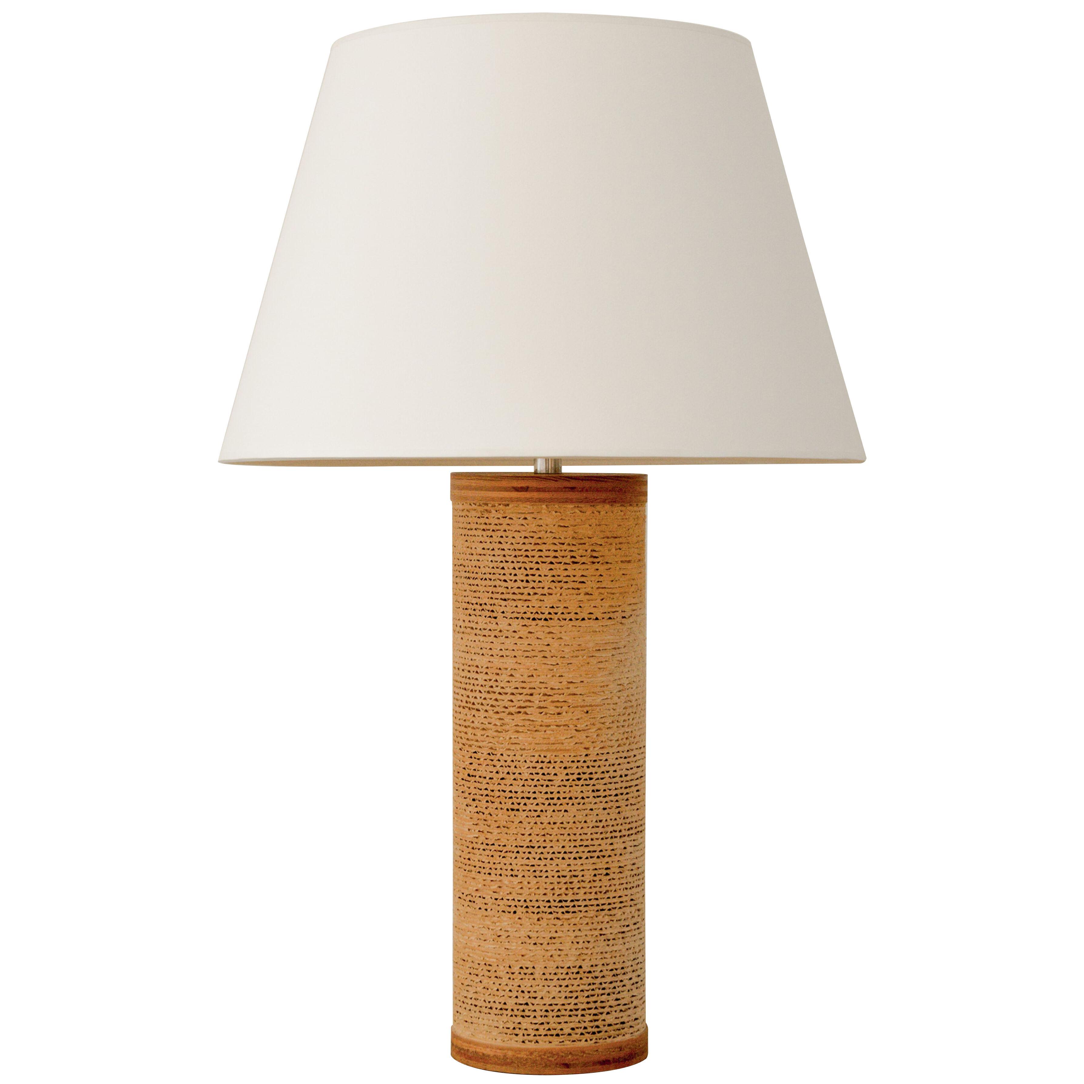 Gregory Van Pelt | Corrugated Table Lamp