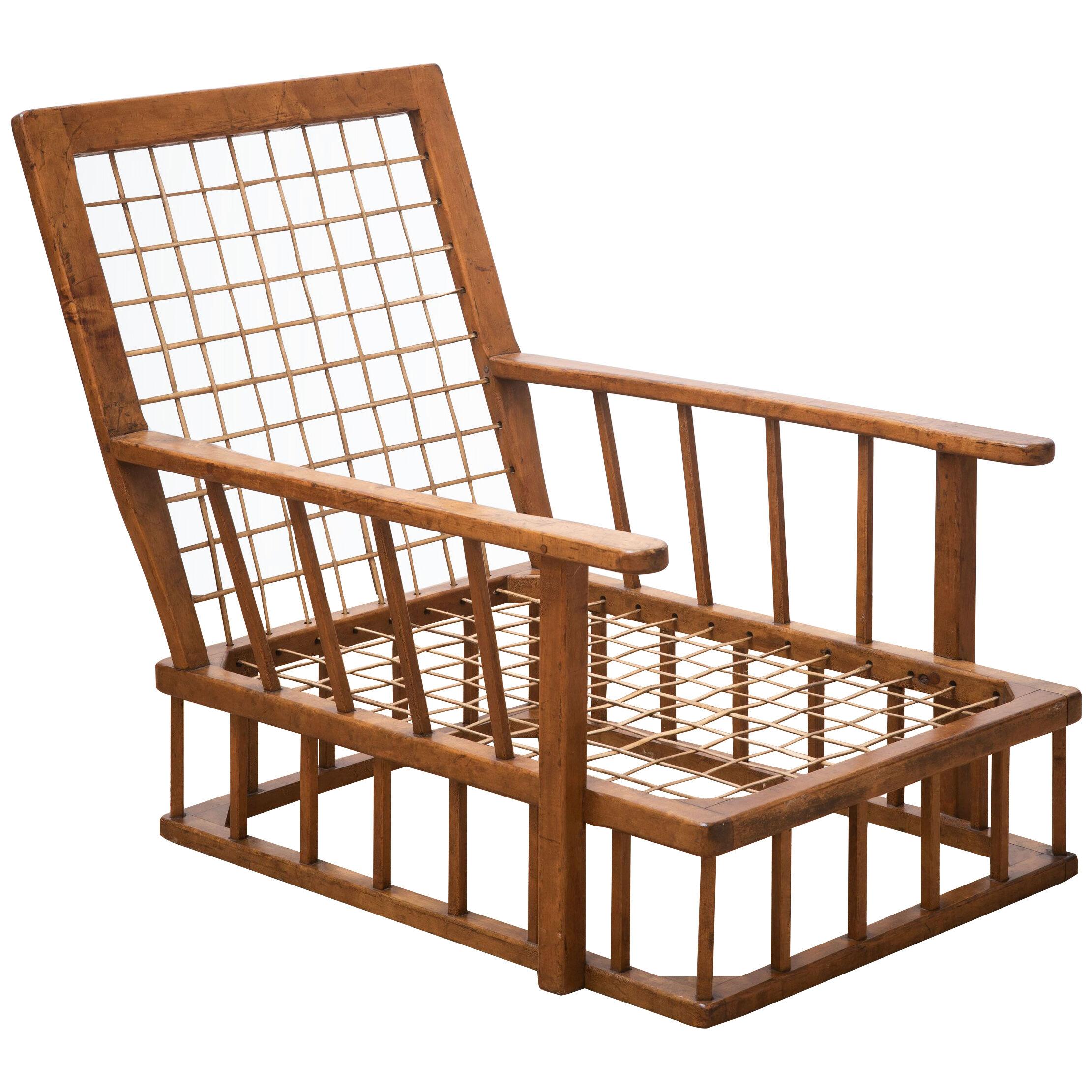 French Chestnut + Gut-String Lanai Chair
