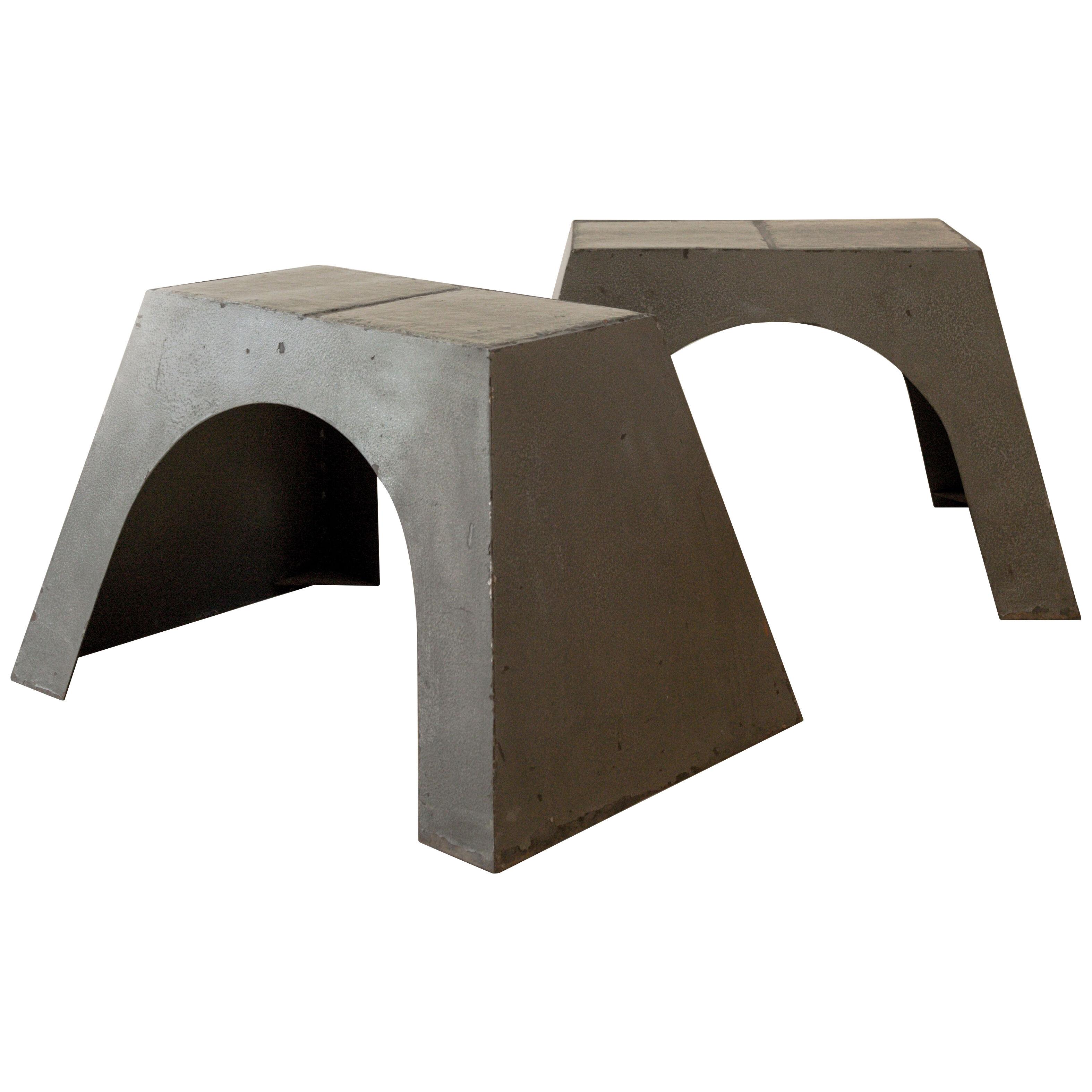 Steel + Tile Top Tables