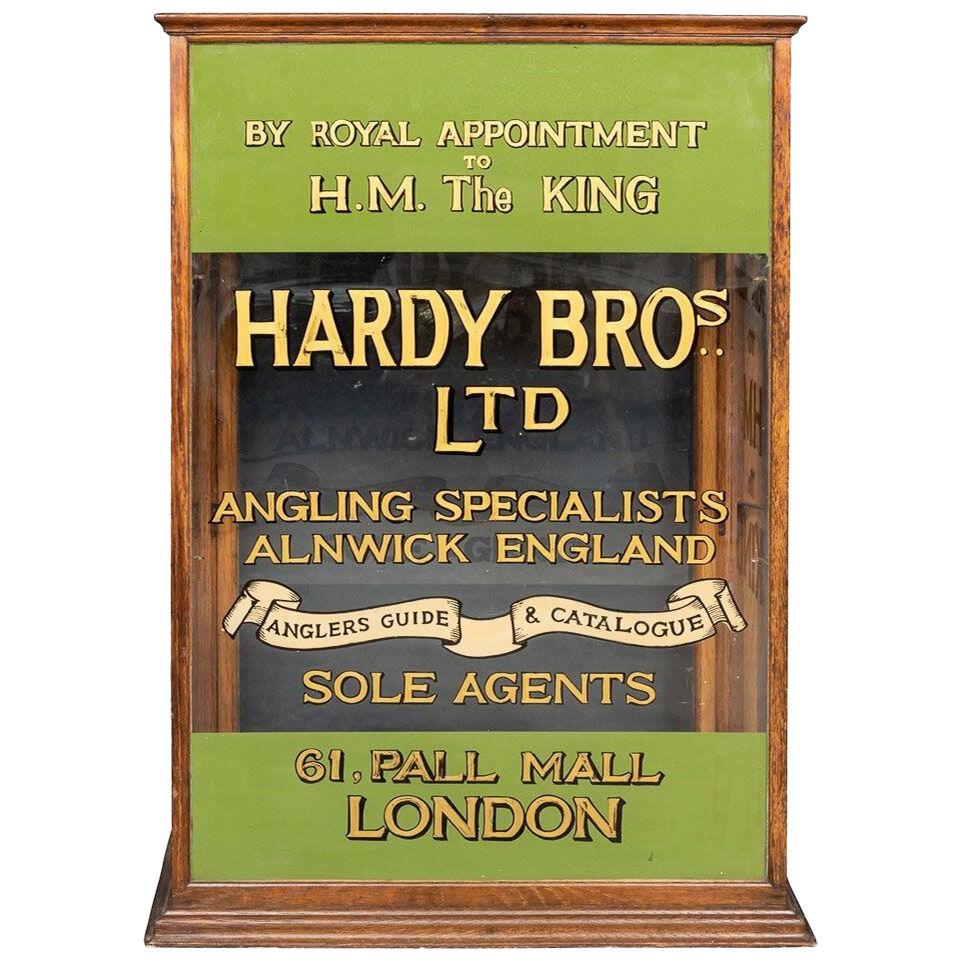 20th Century English Angling Shop Display Cabinet, Hardy Brothers c.1910