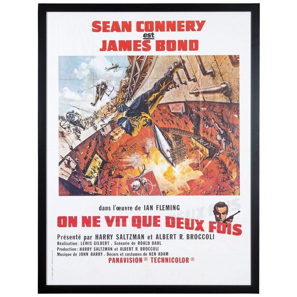 Original French Re-Release James Bond 007 'You Only Live Twice' Poster, c.1980