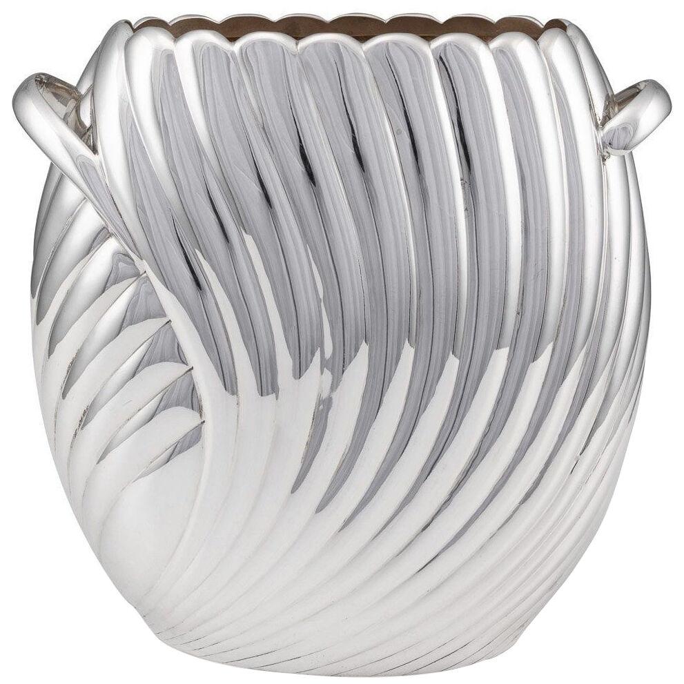 20thC Italian Solid Silver Decorative Vase, Bedetti, Rome c.1980