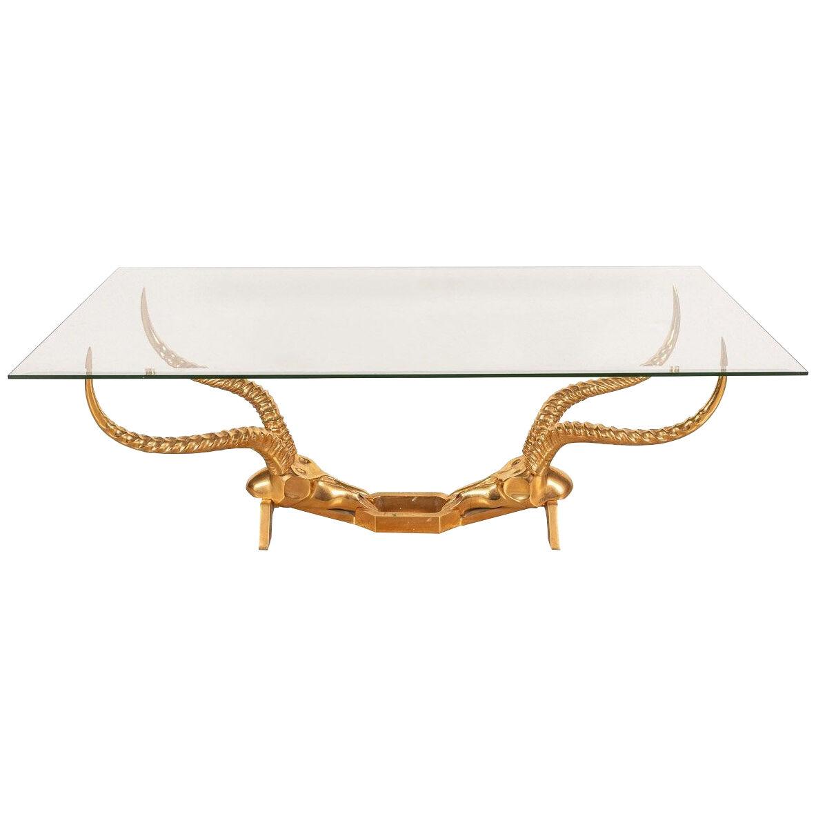 20th Century "Antelope" Coffee Table By Dikran Khoubesserian For Fondica, c.1970