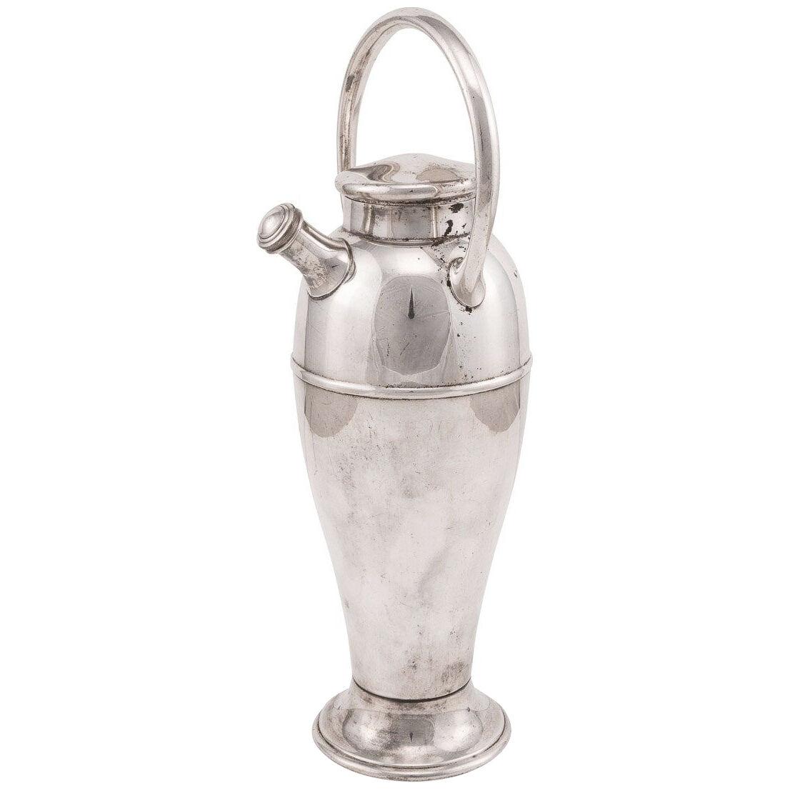 20thC American Silver Plated "Milk Churn" Cocktail Shaker c.1940