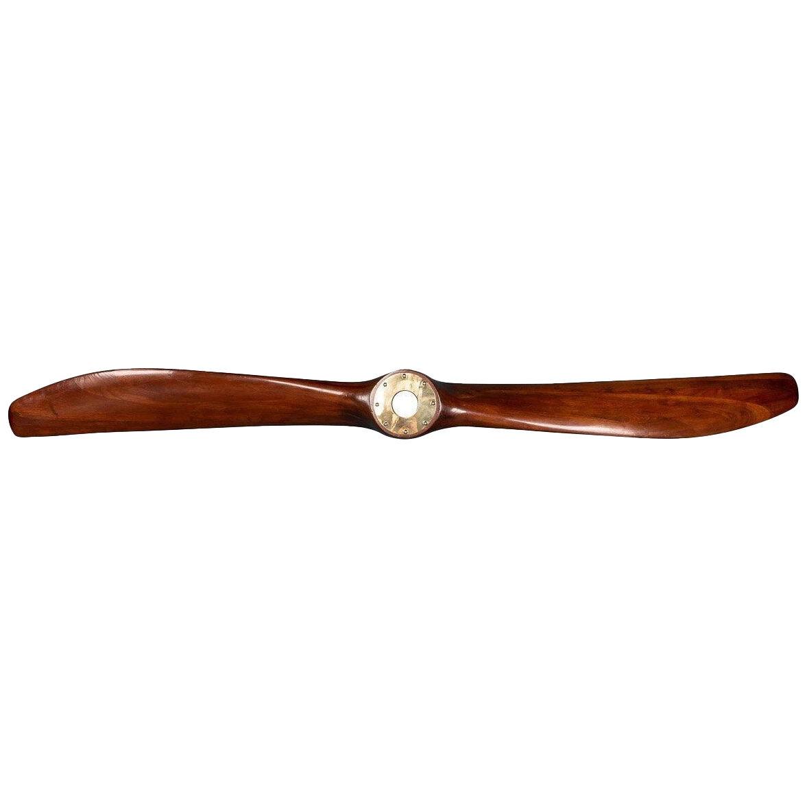20th Century WWI Mahogany Two-Blade Propeller C.1918