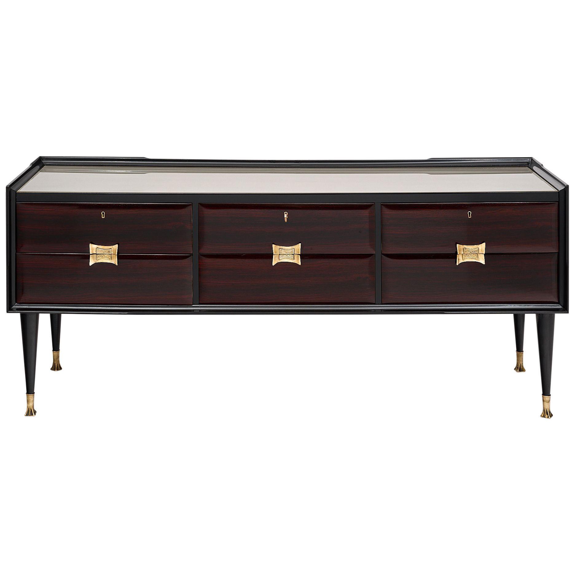 Italian Mid Century Modern Chest in the Manner of Paolo Buffa
