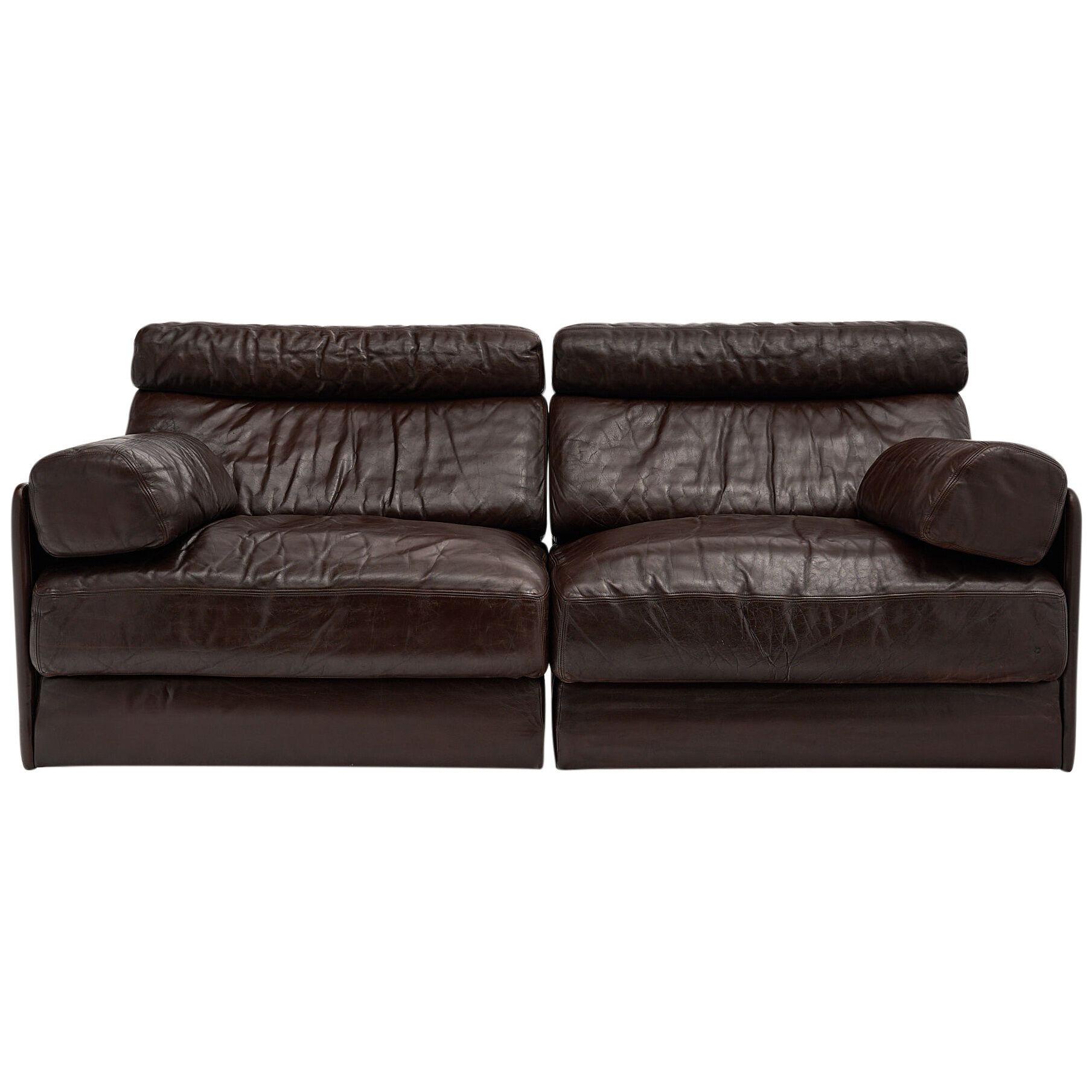 DeSede DS 76 Vintage Leather Sofa