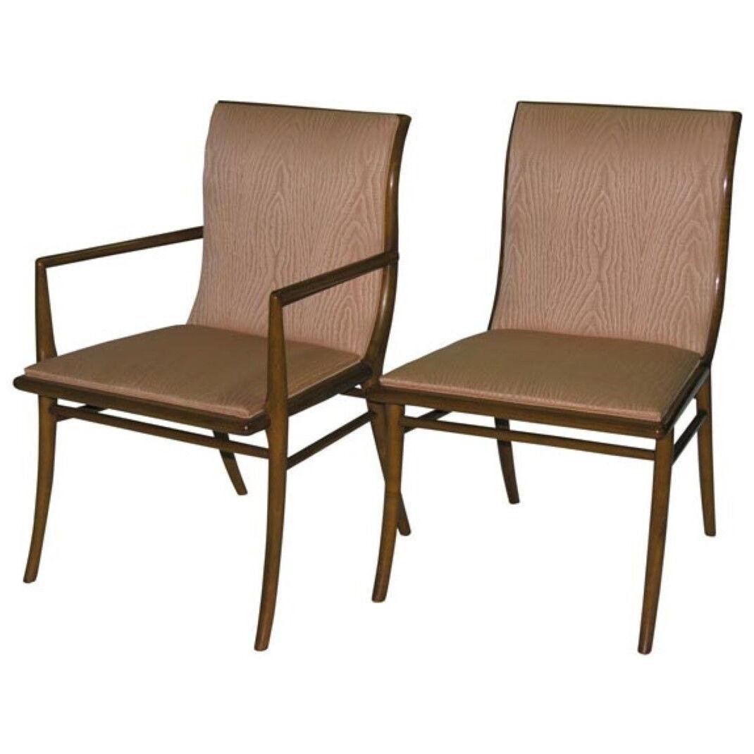 Set of 12 Sabre Leg Dining Chairs by T.H. Robsjohn-Gibbings	