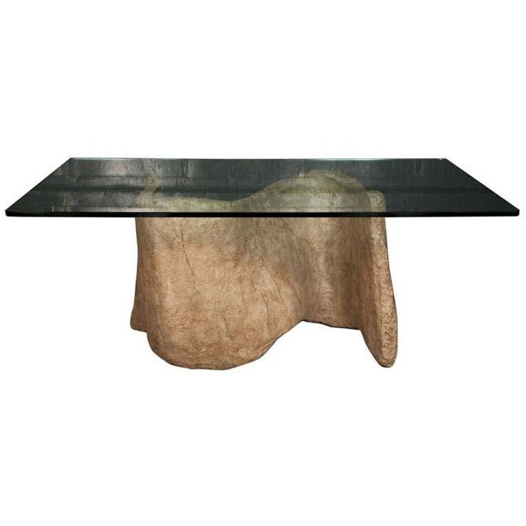 Faux Cast Stone Miro Dining Table by Silas Seandel
