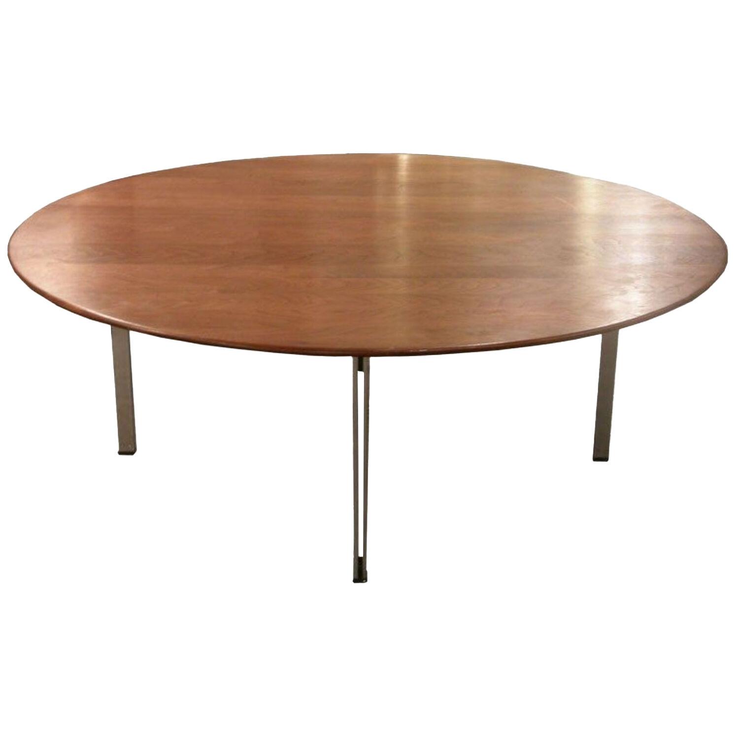 Parallel Bar Walnut Cocktail Table by Florence Knoll for Knoll