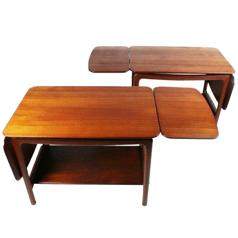 Pair of Drop-Leaf Side Tables by Peter Hvidt