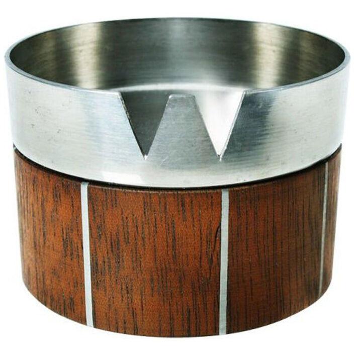 Walnut and Pewter Ashtray by Paul Evans