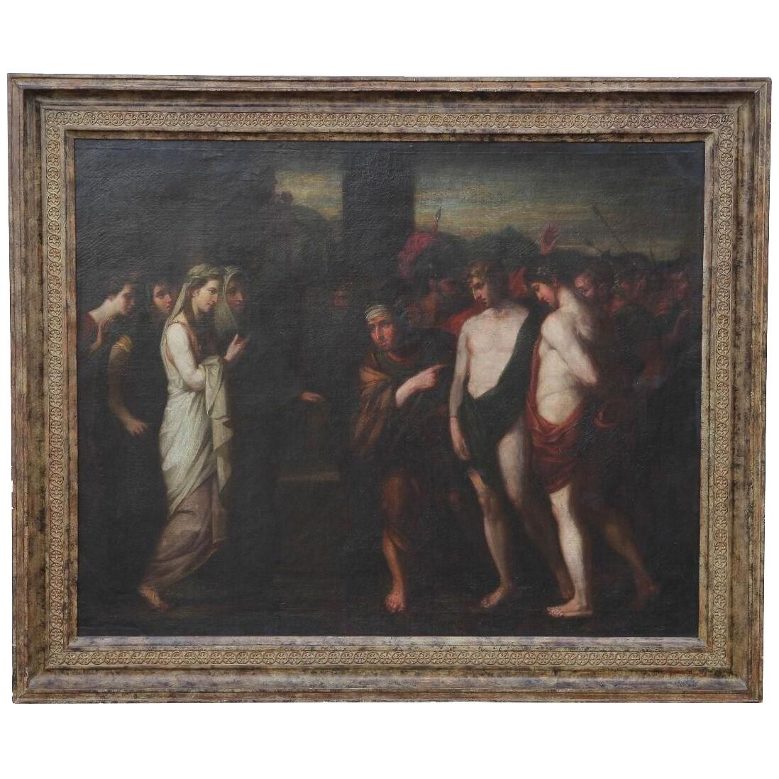 Benjamin West Replica "Pylades and Orestes Brought as Victims Before Iphigenia"