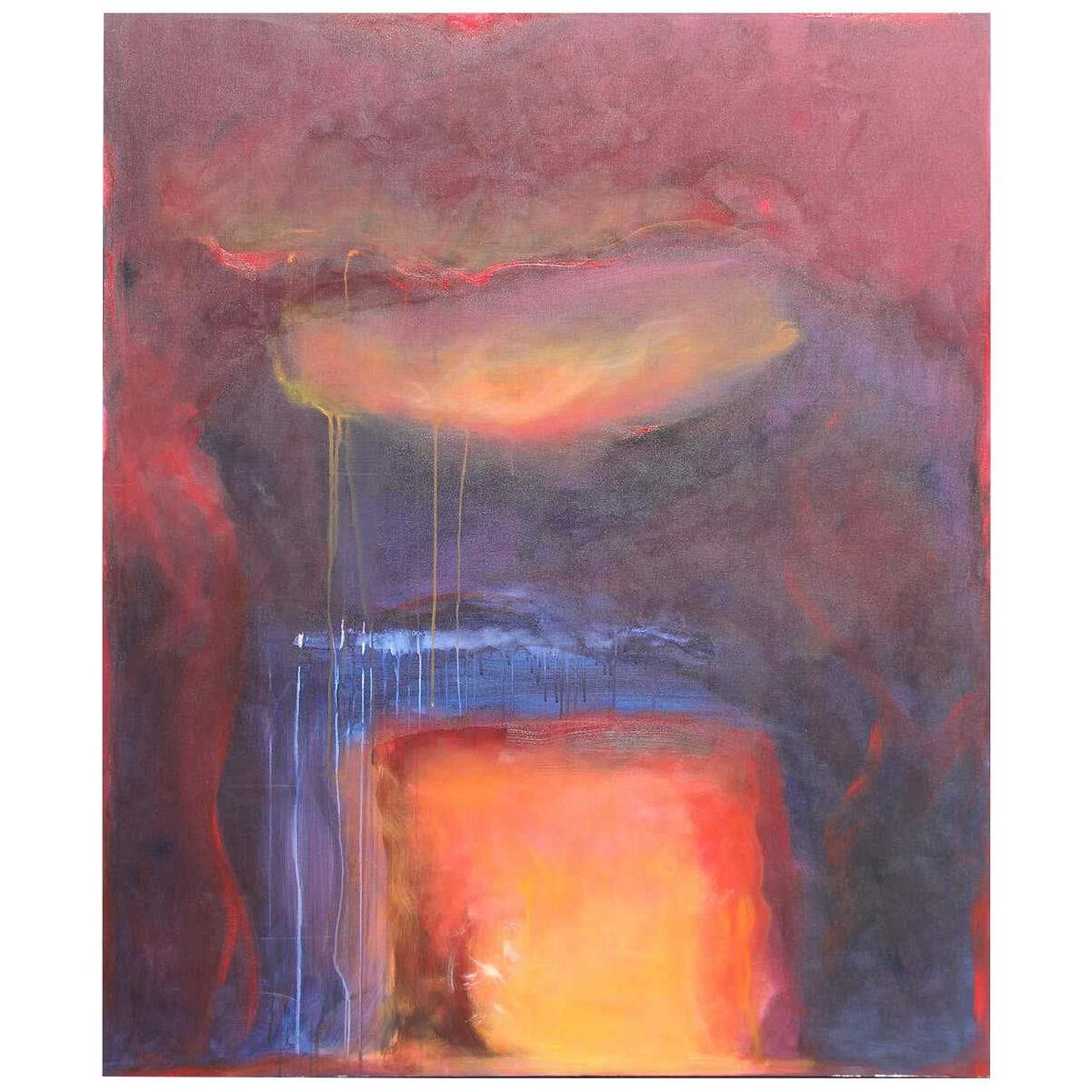 Karen Lastre “Sounding V” Large Abstract Expressionist Painting 2007