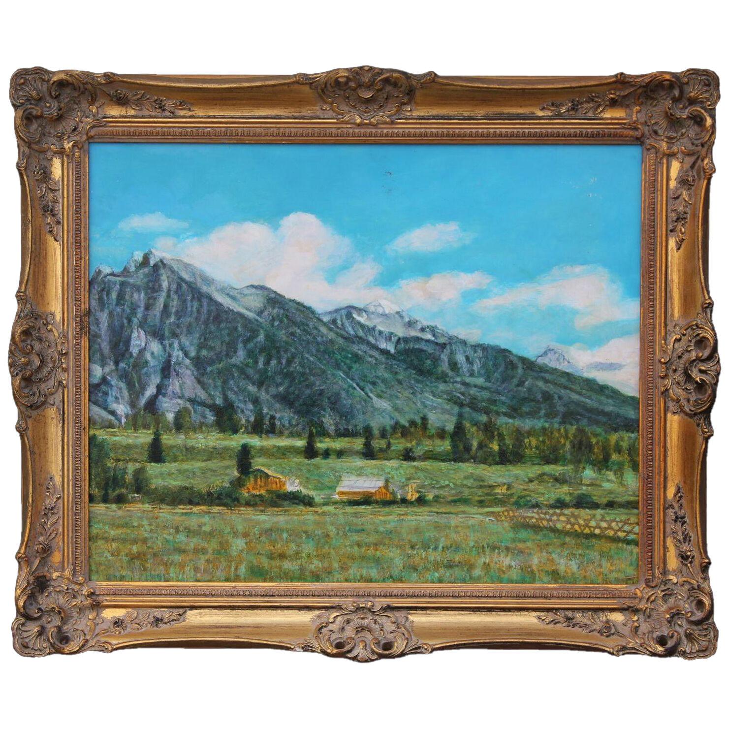 Robert W. Boyle Landscape of Colorado Mountainside 20th Century
