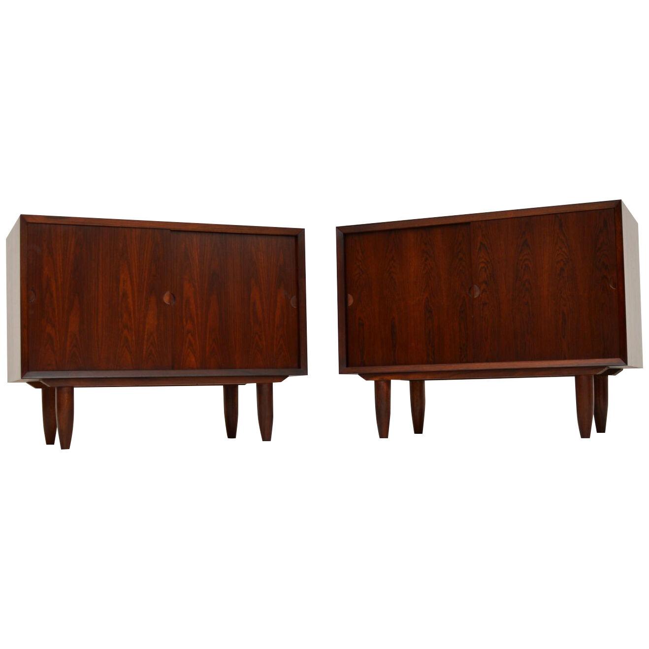 Pair of Danish Vintage Rosewood Cabinets by Poul Cadovius