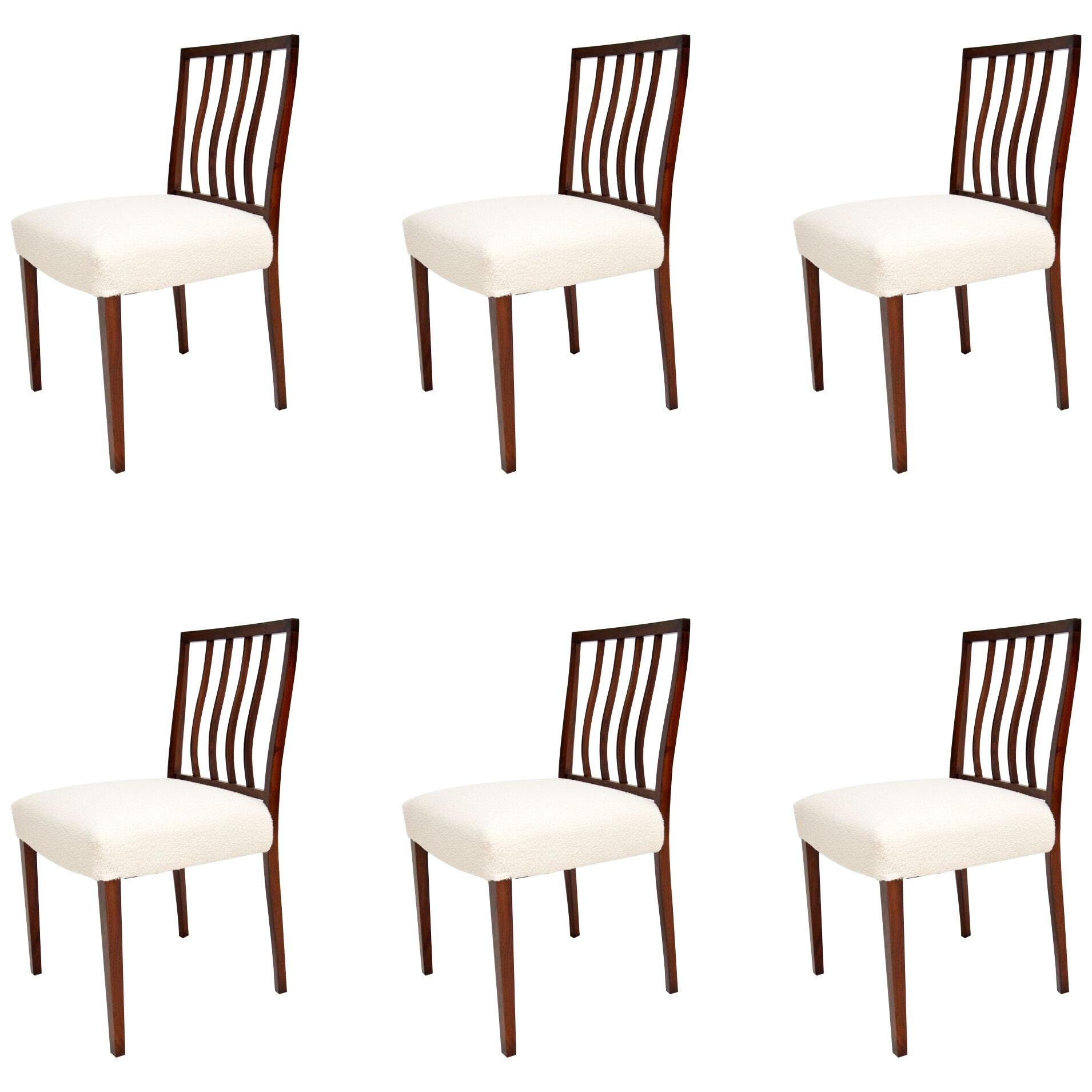 1960's Set of 6 Rosewood Dining Chairs by Robert Heritage for Archie Shine