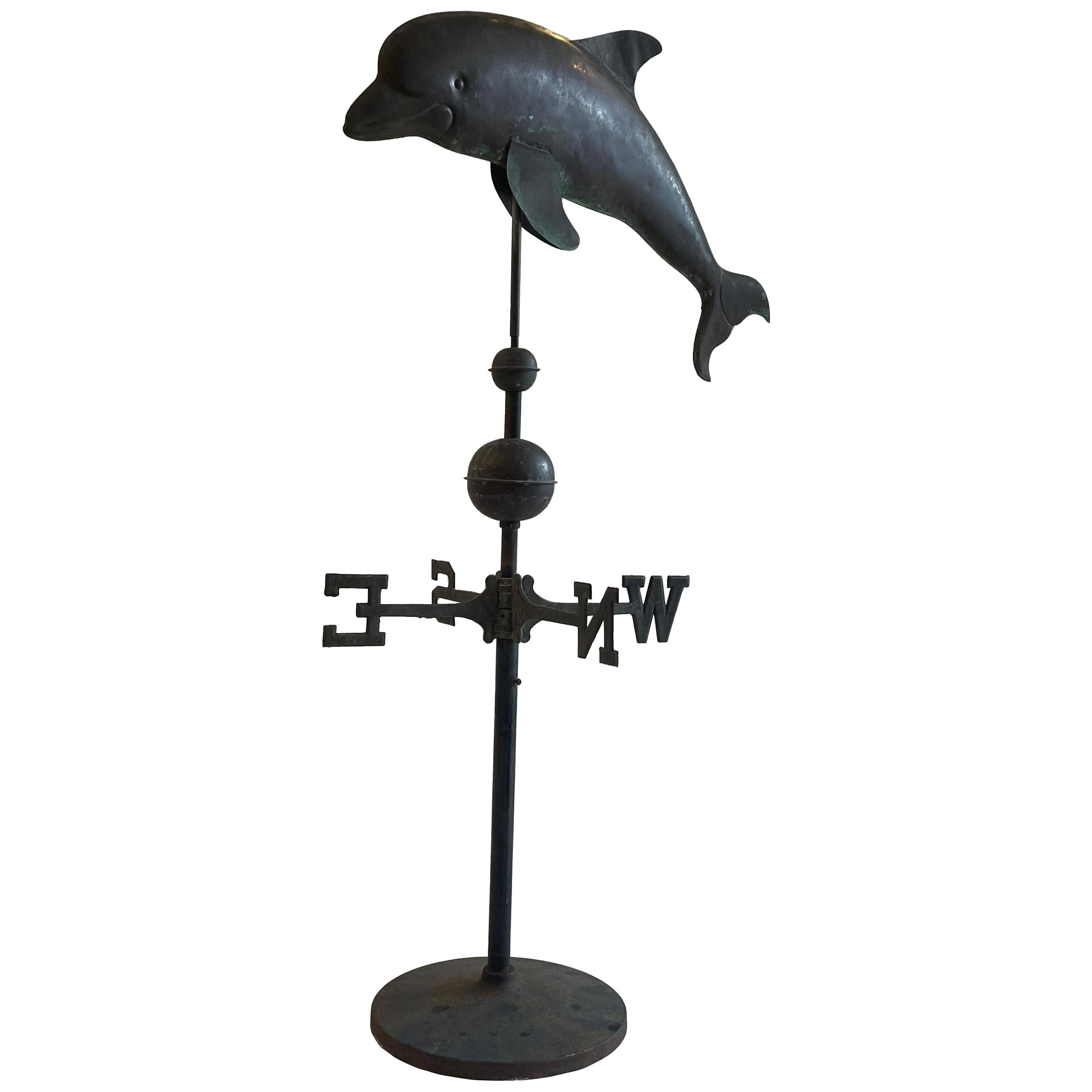 A French Dolphin Weathervane