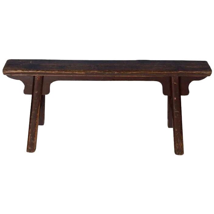 Chinese Antique Wooden Bench