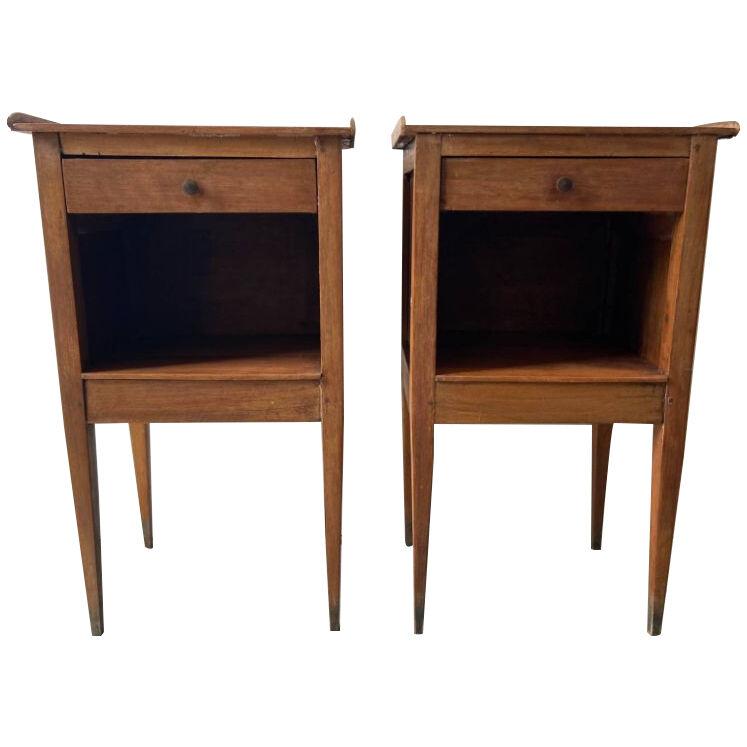 A Pair Of French 19th Century Bedside Tables