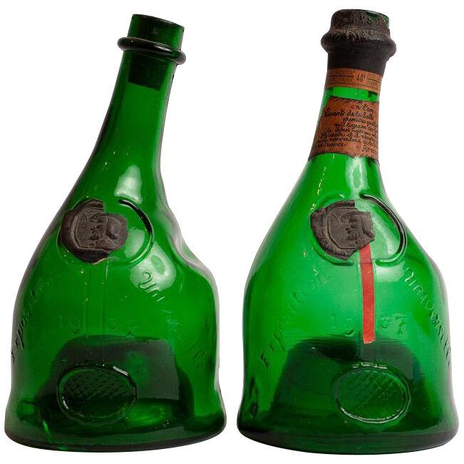 Two Armagnac Bottles