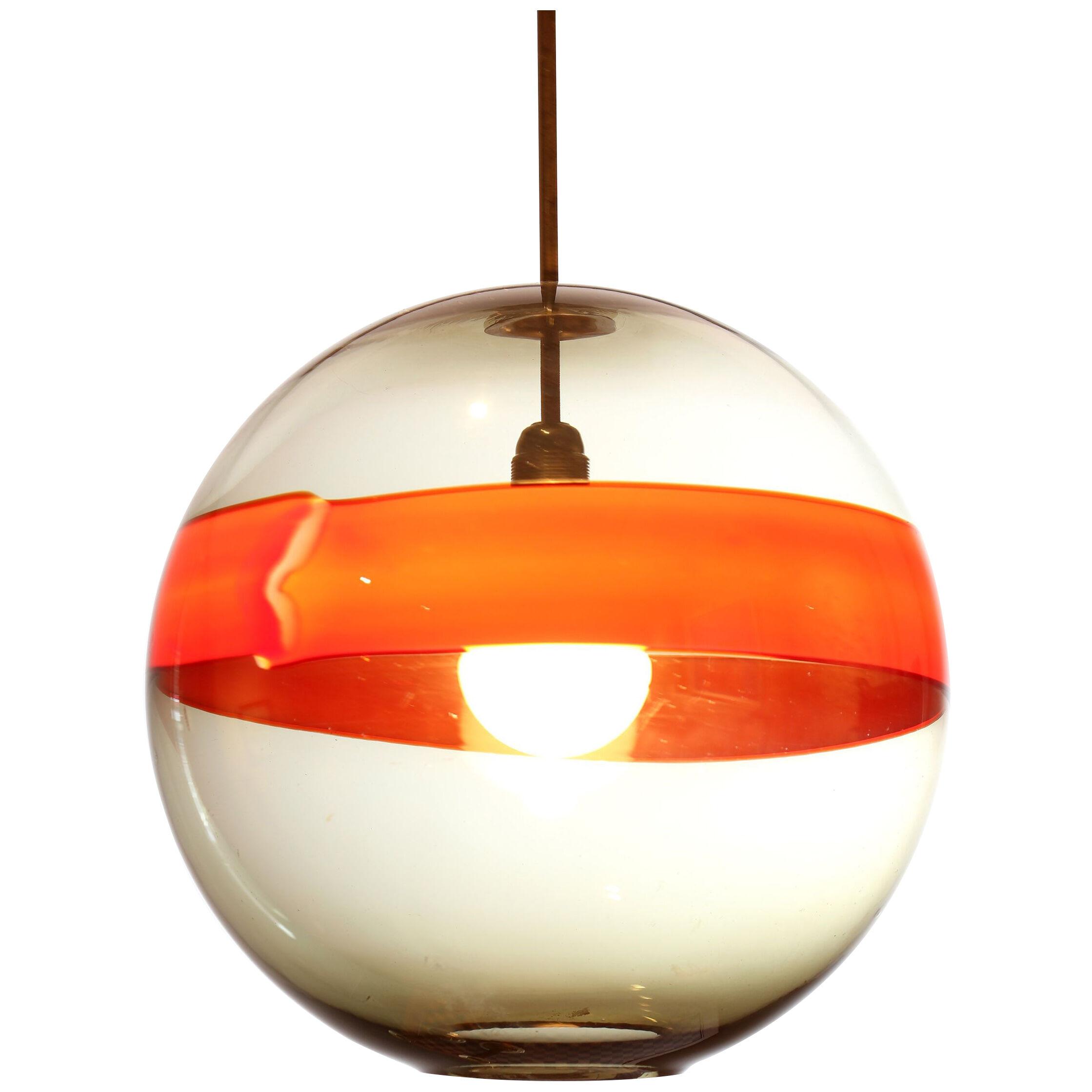 A pendant ceiling light by Venini