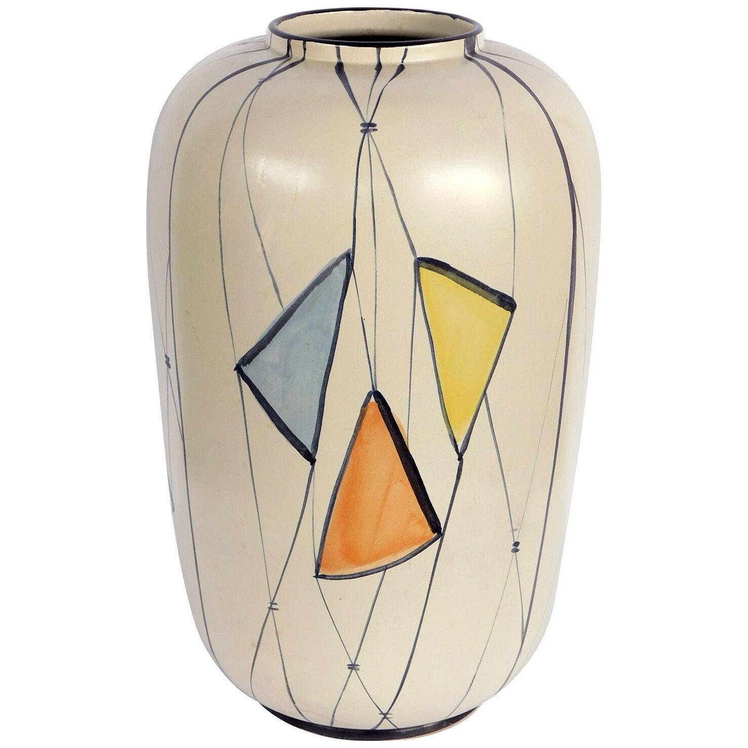 Large 1960's vase by Bodo Mans for Bay Keramik