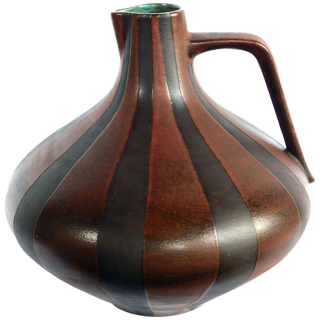 1960's Ceramano pitcher with dolomit glaze