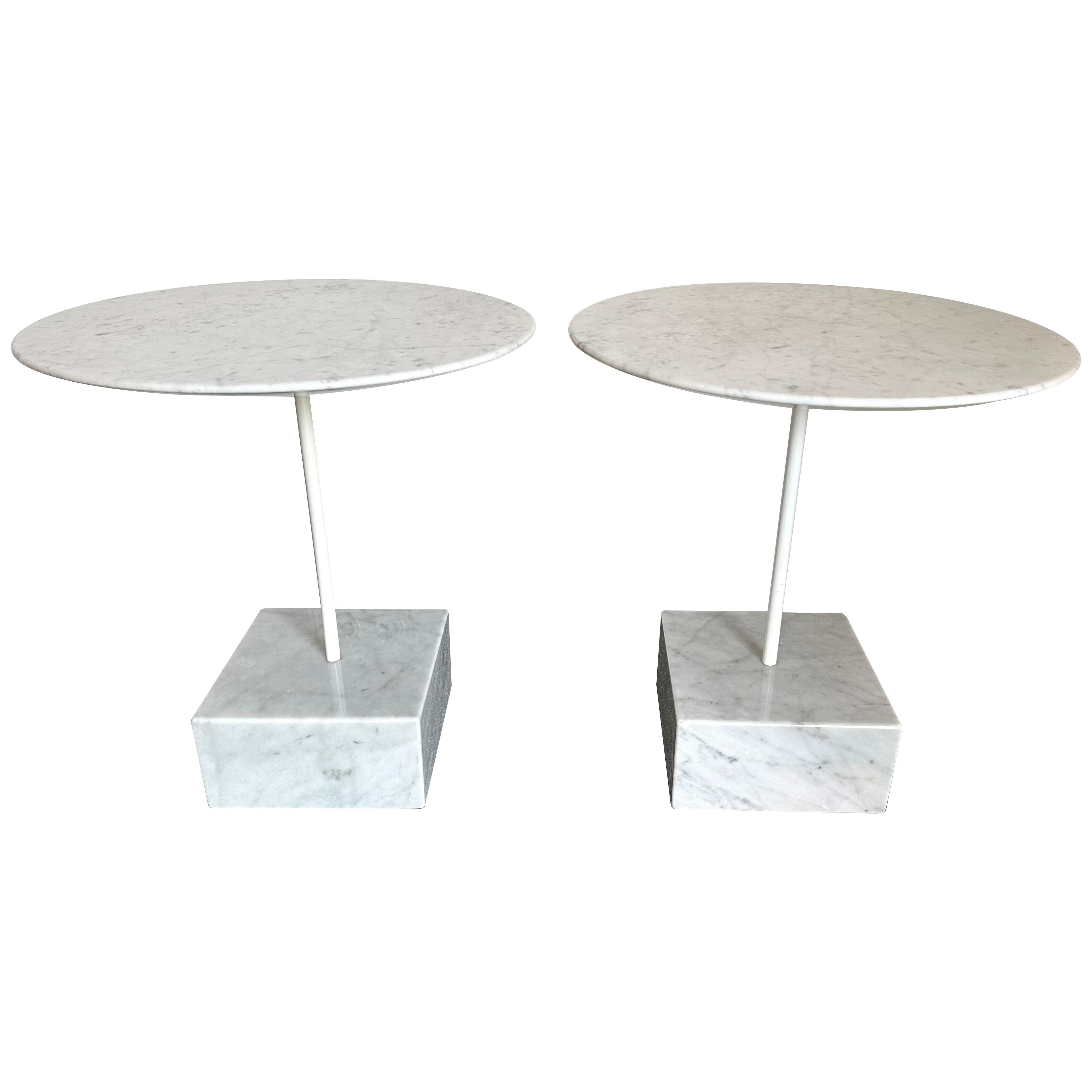 Pair of Side Tables Primavera by Ettore Sottsass. Italy, 1980s