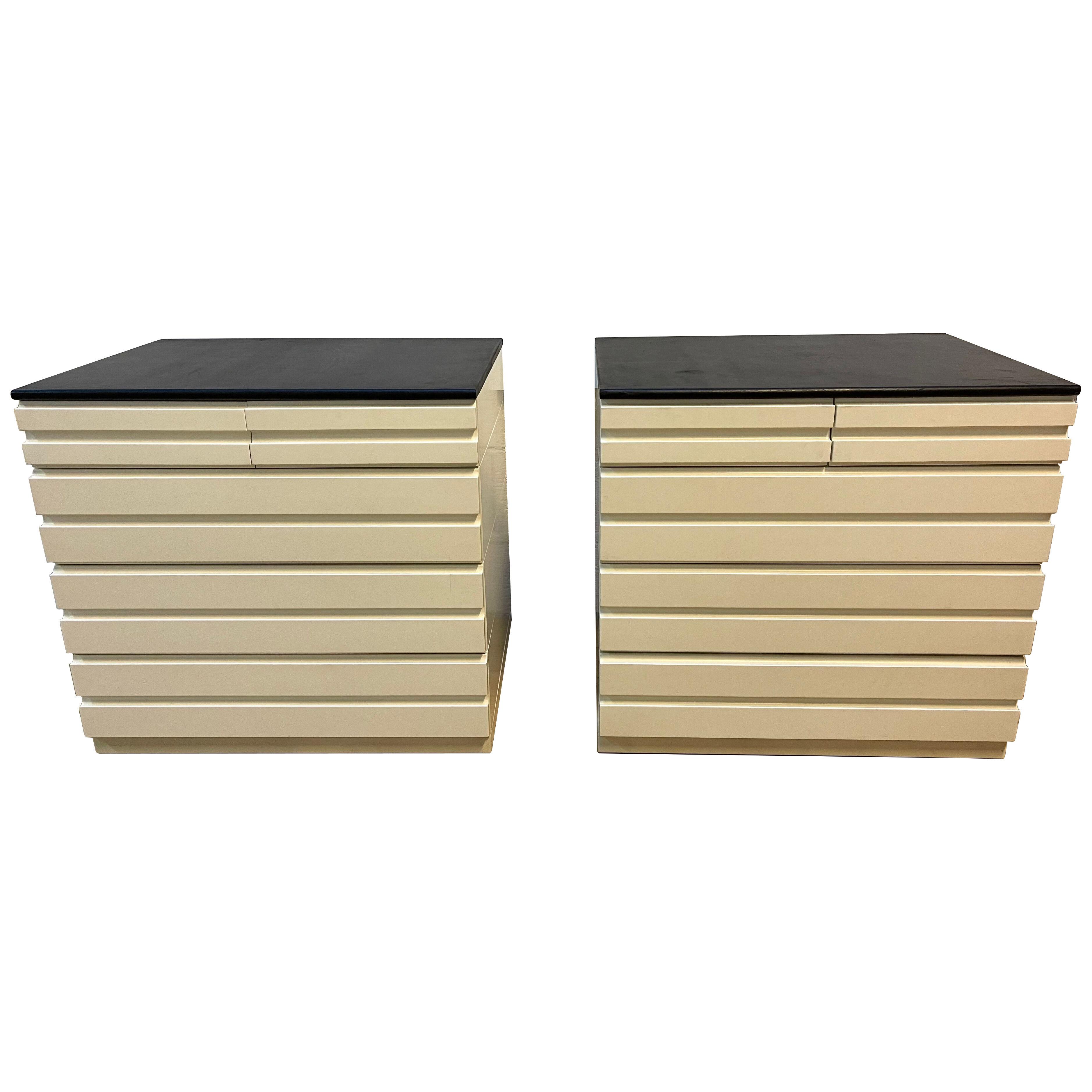 Pair of Samarcanda Chest of Drawers by Vico Magistretti. Italy, 1970s