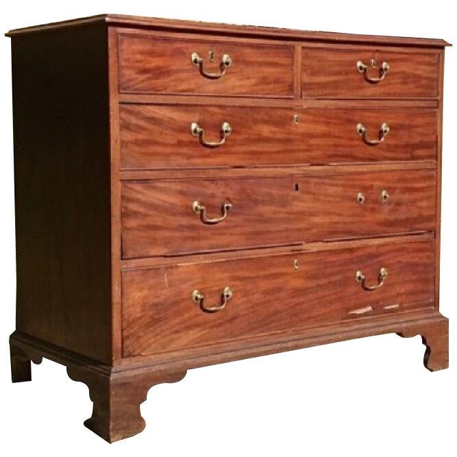 Antique Chest Of Drawers Cuban Mahogany