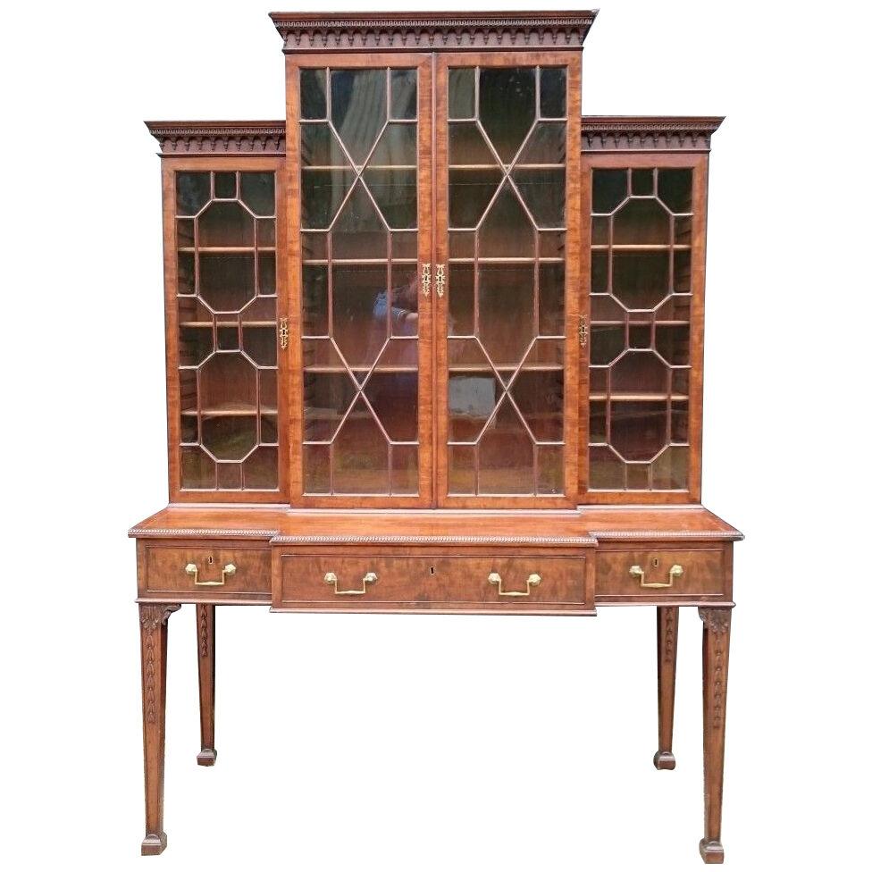 Antique Secretaire Bookcase