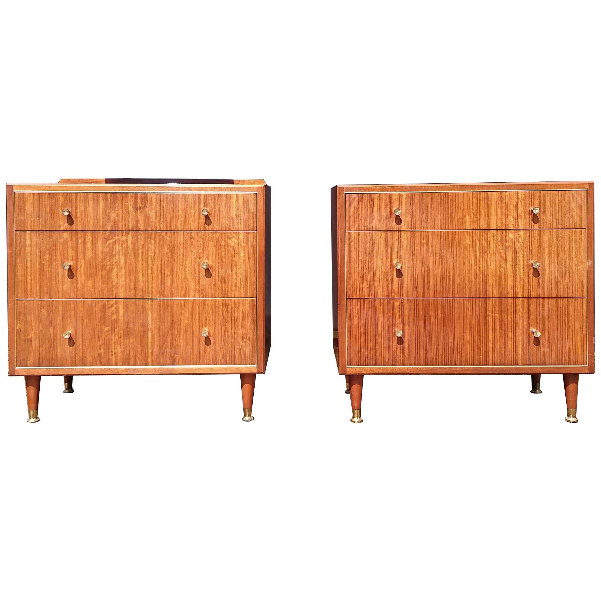 Pair of Mid Century Chests of Drawers by Herbert E Gibbs