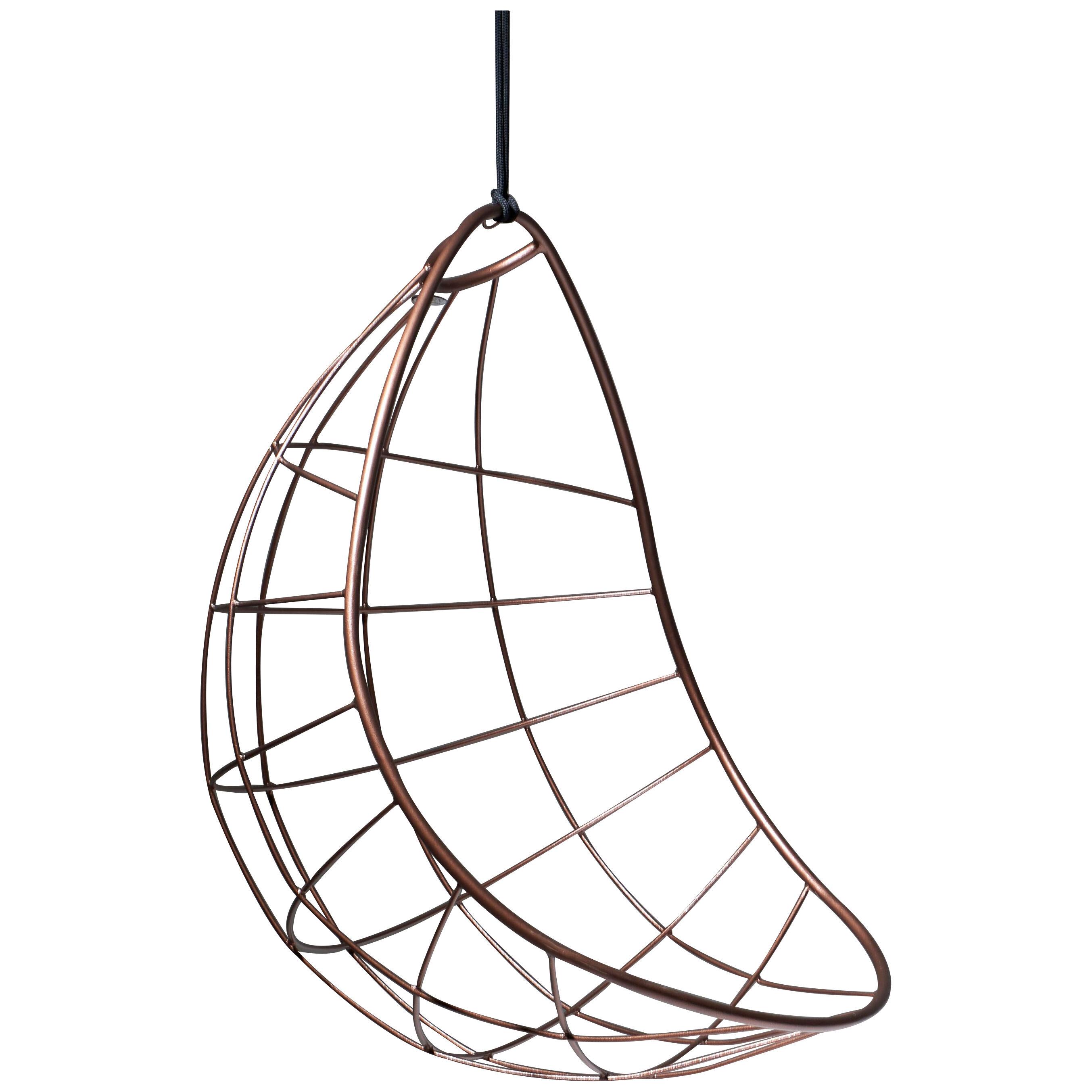 'Nest Egg - Jozi' Hanging Swing Chair in Bronze by Studio Stirling