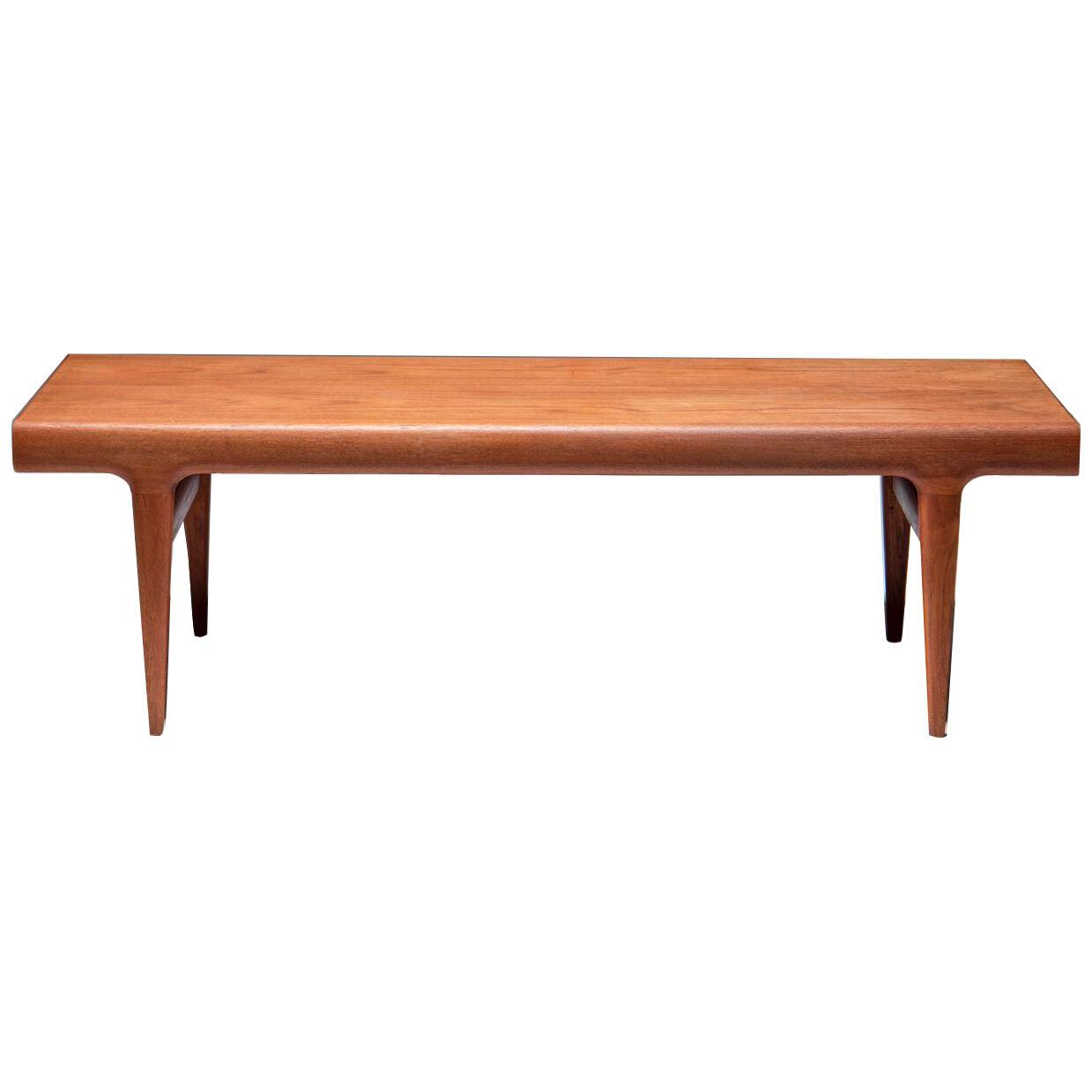 Extendable coffee table, Johannes Andersen for CFC Silkeborg, 1960's, DENMARK