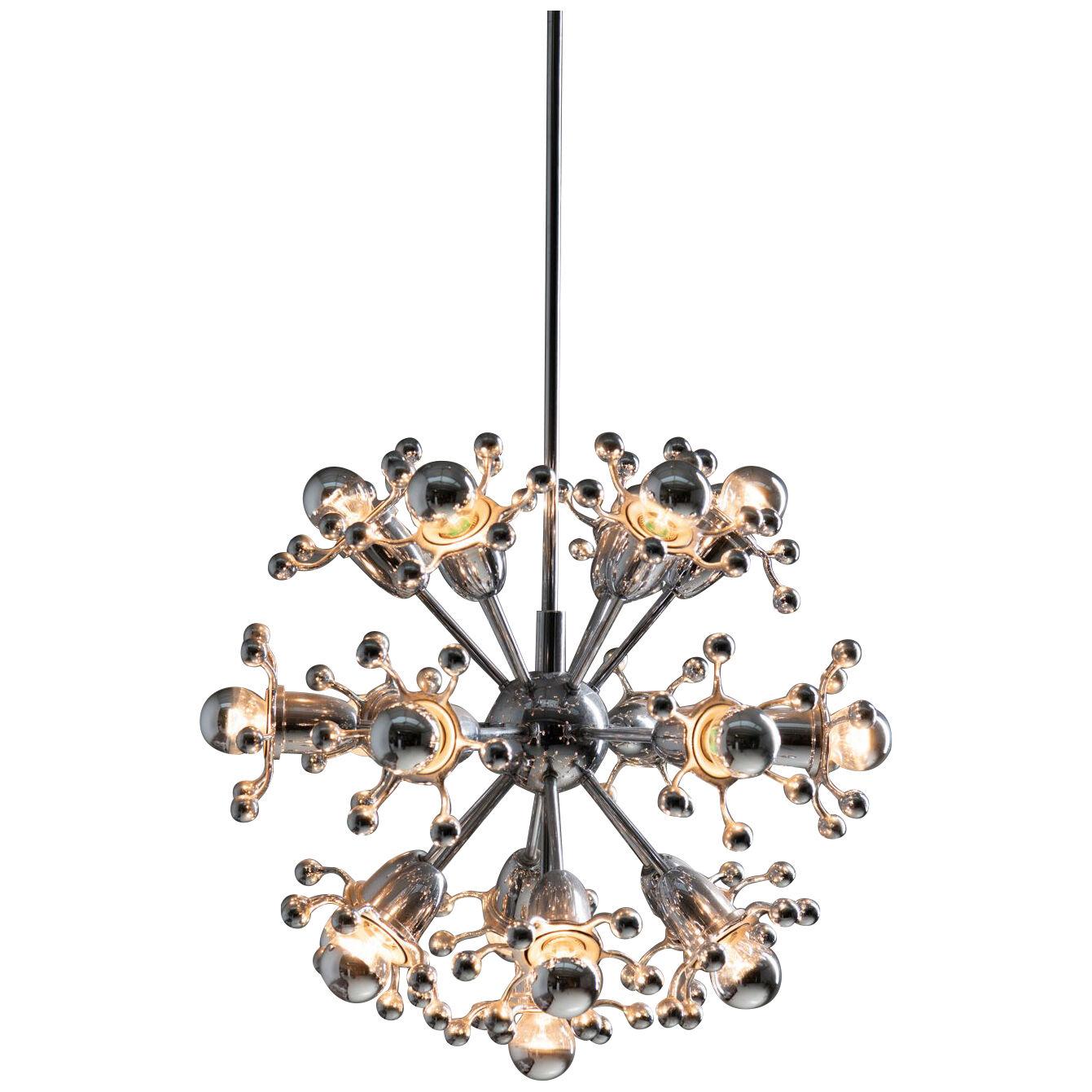 60's Sputnik Style Ceiling Lamp