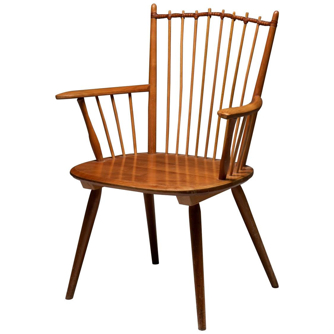 Windsor style chair, Albert Haberer for Hermann Fleiner, 1950's, Germany