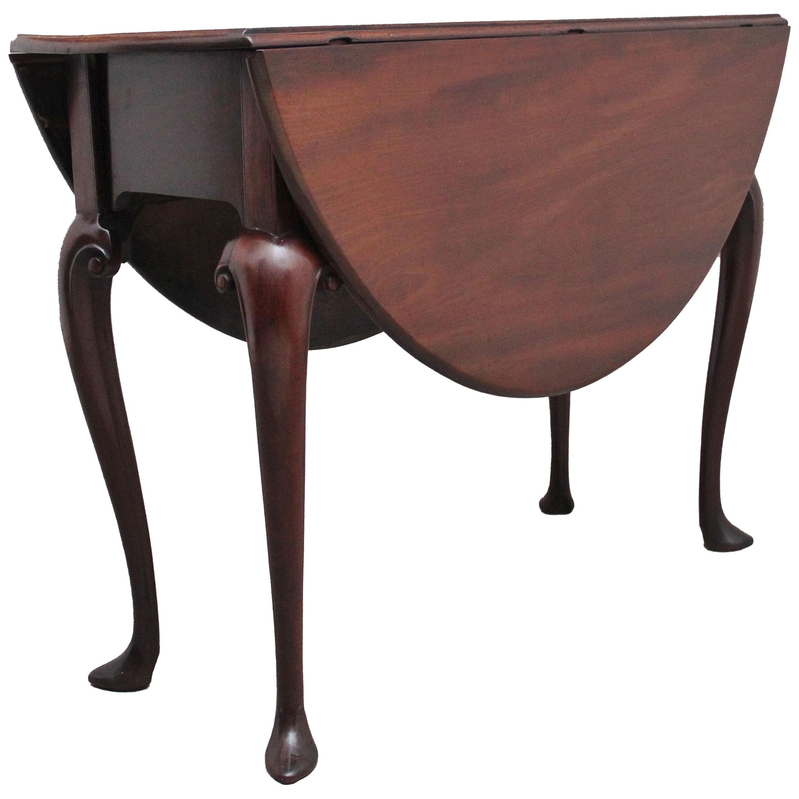 18th Century mahogany drop leaf table from the Georgian period 