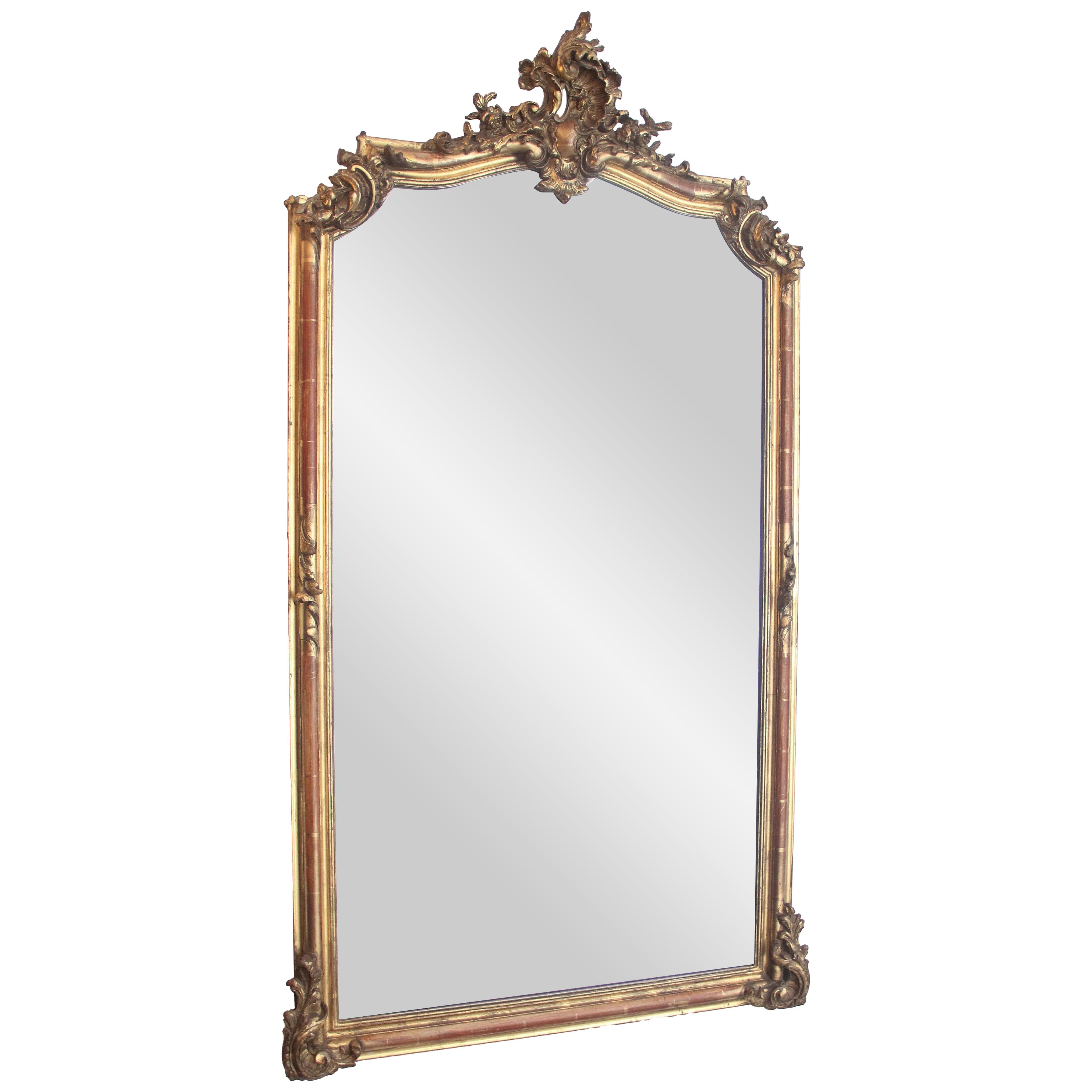 19th Century French gilt mirror