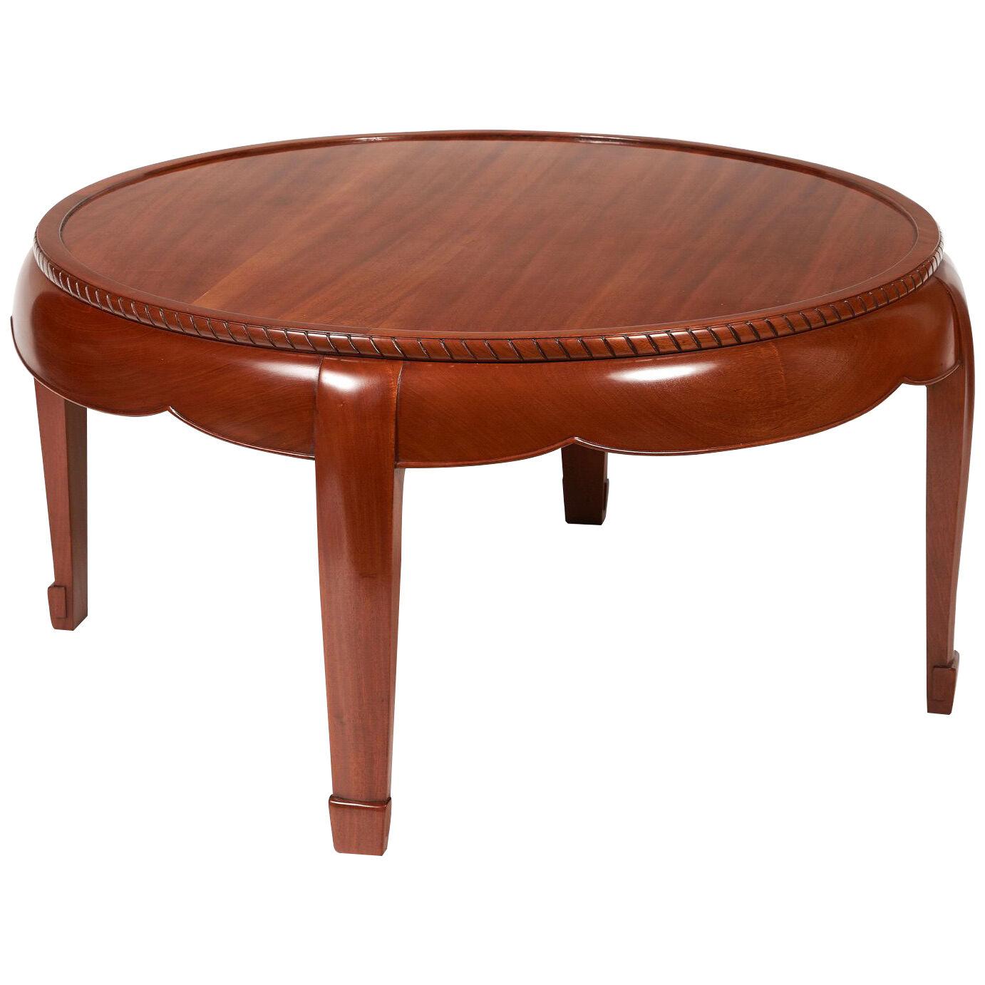 Mahogany Coffee Table by Louis Süe and André Mare, circa 1930
